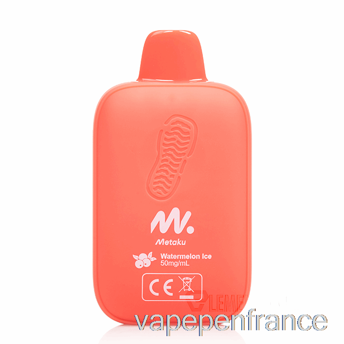 Stylo Jetable De Vape De Glace De Pastèque De Metaku Moonwalk 9000